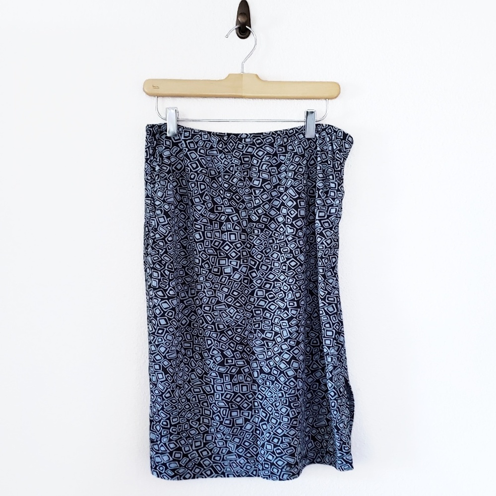 BCBG Max Azria Geometric Pattern Jersey Skirt